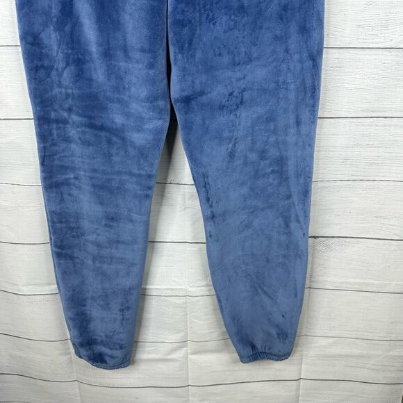 Athleta Girl XXL 16 Velour Fleece Feelin Good Jogger Pull On Pants Blue 631506 - Picture 7 of 10